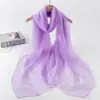 Bufanda de Seda Larga Ultradelgada para Actuaciones, Sesiones de Fotos, Fiestas, Bodas, Viajes, como Regalo, Bufanda Protectora del Sol, Chal de Seda Helada, Pañuelo de Gasa