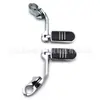 Pedales Frontales y Traseros Plegables Fijos de Parachoques, Soportes de Pedal, Pedales de Pedal, Accesorios de Modificación para Motocicleta 32mm