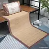 Tapete de Verão para Dormitório de Estudante Individual 0,8/0,9m Tapete de Bambu Quarto Cama Elástica Dobrável Tapete de Bambu Atacado Fabricante de Ajuda em Desastres