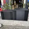 Contrachapado de abedul estilo laberinto montado en la parte trasera altavoz subwoofer único de 18 pulgadas 15 pulgadas caja de subwoofer única de 18 gabinete de altavoz vacío