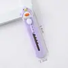 Cuchillo de Utilidad Mini Lindo con Bloqueo de Seguridad, No Lastimará Tus Manos, Estilo Animal de Dibujos Animados, Papelería para Estudiantes, Herramienta para Abrir Paquetes, Venta al por Mayor