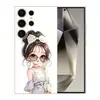 Adecuado para funda de teléfono Samsung S26 Ultra, funda protectora A57, funda linda estilo mochila S24 para niñas, funda suave de TPU, S25 PLUS