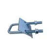 Soporte de Diente Engrosado Galvanizado de Acero en Forma de C Abrazadera de Viga Aro de Hebilla Cuadrada Sujetador en Forma de U Soporte Universal Resistente a Terremotos