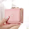 Nueva cartera corta para mujer, estilo coreano, minicartera plegable para estudiantes, moderna y elegante, con múltiples tarjeteros.