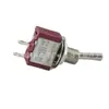 Interruptor basculante Mts-101 Interruptor de palanca pequeño de 6 mm Rojo 2 pines 2 posiciones 6A125V 3A250V
