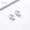 Pulseira colar com fecho de prata S925 conector de mola de cabeça dupla fecho de retenção de cor material para joias DIY acessórios de alta qualidade