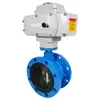 Válvula de Mariposa Eléctrica Brida Válvula de Mariposa Válvula de Cierre de Gas Placa Dúctil Placa de Acero Inoxidable Válvula de Disco 1.5 pulgadas 2 pulgadas