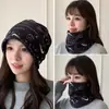 Bufanda cálida a prueba de frío, cubierta intercambiable para protección del cuello, sombrero de punto a prueba de viento, máscara de punto para mujer de talla grande, otoño e invierno, multifuncional