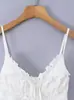 Para Comercio Exterior Transfronterizo Ropa de Mujer Verano 2026 Nuevo Estilo Francés Deseo Puro Encaje Ceñidor de Cintura Adelgazante Estilo Vacaciones Top Camisola