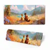 Mouse Pad Cenário de Montanha Americano Transfronteiriço Borda Antiderrapante Lavável Teclado de Computador Pad Notebook Pad Grande de Mesa