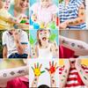 Nuevo Pegatina de Tatuaje Espacial de Dibujos Animados para Niños Impermeable Linda Nave Espacial Cohete Astronauta Fiesta Fiesta Pegatina Temporal