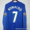 Ventas Directas de Fábrica de Camisetas de Fútbol Deportivas Retro de Manga Larga del Manchester United y Barcelona de Local y Visitante Transfronterizas con Diseños Impresos al por Mayor