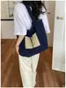 Bolsa de Lona para Mujer, Gran Capacidad, Nueva Versátil Bolso de Hombro Otoño e Invierno 2025, Bolso Tote Casual para Estudiante Universitaria, Viaje Diario