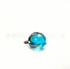Pendientes de Titanio F136 con Zirconia en Forma de Bola y Tres Garras, Piercings Labiales, Piercings de Lengua, Cabezales de Repuesto para Joyería de Piercing Espiral Interno