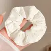 Goma para el pelo tipo scrunchie oversized de estilo coreano con múltiples capas, liga para el pelo de estilo perezoso, cuerda para coleta, accesorio para el pelo de alta gama