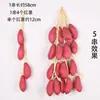 Modelo de Atrezo Colgante de Cuerda de Verduras Simulación Granos Maíz Chile Rojo Colgante Adorno Colgante de Casa de Campo Decoración
