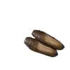 Zapatos de Cuero Suave Estilo Hada para Mujer, Nuevos Zapatos Planos de Punta Cuadrada Primavera 2026, Mocasines Plateados de Boca Baja