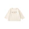Camiseta com Estampa de Urso Pão Desenho Animado Infantil Qiu Duo Meng 2026 Nova Jaqueta Casual de Manga Longa para Meninas