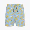 Temu Ropa Transfronteriza Verano 2025 Pantalones Cortos Hawaianos de Playa para Hombre Sueltos Talla Europea de Amazon Pantalones Casuales de Cinco Puntos para Hombre