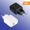 Cargador Rápido para Teléfono Móvil Estándar Europeo y Americano Británico Cargador de Protocolo Único Adaptador USB Qc3.0 5V3A Venta al por Mayor