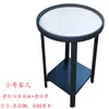 Acessórios para Máquina de Mahjong, Mesinha de Chá para Salas de Jogos, Mesa Lateral para Recepção de Hotel, Porta-Chá de Vidro Temperado para Restaurante, Antiescaldante