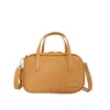 Bolso tejido de moda estilo coreano 2026 nuevo bolso cruzado versátil diseño retro de nicho bolso Boston tipo almohada