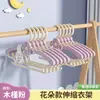 Perchero para ropa de niños para bebés y lactantes, antideslizante, sin marcas en los hombros, ajustable para recién nacidos
