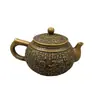 Coleção de Utensílios de Bronze Antigo Ornamentos de Bronze Caractere Fu Pendentes de Cobre Pote Pequeno Decoração de Casa Artesanato de Presente Criativo