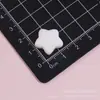 Macaron brillante 1.8cm estrella de cinco puntas accesorios de resina diy pegamento de crema funda de teléfono pinza para el pelo llavero venta al por mayor
