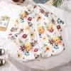 Camisa de Manga Corta Estilo Retro Ins Estilo Hong Kong Color Albaricoque Estampado Completo para Hombre Verano 2024 Holgada Estilo Bf Estilo Perezoso Casual