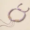 Estilo Antigo Nó Flor de Pessegueiro Pulseira Semi-Acabada Tecida à Mão com Fio de Cinco Cores para o Ano de Nascimento DIY Joias Manuais Acessórios de Pulseira Atacado