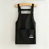 Nuevo Delantal Repelente al Agua y Antiincrustante para Cocina Casera con Tirantes Ajustables Estampados para Cocinar y Catering Delantal de Trabajo para Adultos