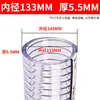Manguera de Acero y PVC Tubería de Plástico Tubería de Agua Transparente Alta Presión Resistente al Desgaste Engrosada Resistente a Altas Temperaturas Tubería de Vacío para Aceite Anticongelante