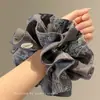 Estilo College Renda Quatro Camadas Renda 2025 Novo Estilo Coreano Coque Suave Elástico de Cabelo Corda de Cabelo Corda de Cabelo
