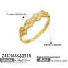 Pulsera Geométrica Hueca con Ojo de Diablo de Zirconia para Mujer, de Moda y Elegante, Pulsera de Textura Irregular Simple