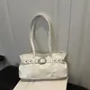 Bolso de Mano de Cuero de Estilo Coreano con Hebilla de Moda de Gama Alta 2026 Nuevo Estilo Elegante Bolso de Mujer de Venta Caliente Versátil Bolso de Hombro Cruzado