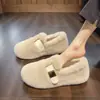 Zapatos Rojos de Piel Sintética Angola para Mujer 2026 Elegantes y Modernos Estilo Coreano Nuevos Zapatos Rojos de Invierno con Forro de Felpa
