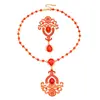 Colar Pingente de Cristal Estilo Retrô Nova Moda Europeia e Americana Transfronteiriço para Mulheres, Liga de Metal Incrustada com Strass, Colar Luxuoso e de Alta Qualidade