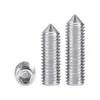 En Stock, Envío Inmediato: Tornillos prisioneros de acero inoxidable 201 Din914 con cabeza hexagonal M3-M16, Tornillos de máquina con punta para fijación