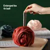 Bomba de Baño Flor de Rosa, Bola de Flor de Baño Grande, Bola de Flor de Baño de Alta Gama que No se Desintegra, Bola de Baño de Burbujas Súper Suave, Linda
