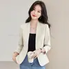 Nuevo blazer elegante de manga larga para mujer para otoño e invierno, top de traje casual de alta gama al por mayor transfronterizo