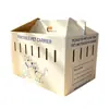 Cajas de Papel Personalizadas de Varios Tipos con Impresión de Logo, Cajas de Embalaje Portátiles para Transporte de Mascotas, Cajas de Viaje Gruesas de Cartón Corrugado para Gatos y Perros