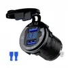 Cargador de modificación para coche USB dual QC3.0+TYPE-C superventas transfronterizo cargador de teléfono para coche 12-24V