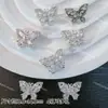 Banho de Cobre 18K Redondo Retangular Oval Caixa Mágica Borboleta Zircônia Contas Separadoras Multi-Furo Acessórios para Pulseira Colar DIY