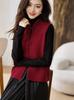 Explosiones de Otoño e Invierno Casual Delgado Estilo Chino Nuevo Estilo Chino Hebilla Chaleco de Mamá Chaqueta Pequeña Ropa de Abrigo Ropa de Abrigo Ropa de Abrigo