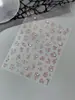 Yitu Diamante de Cristal Estampado en Caliente Rosa Pegatinas para Uñas Estilo Lindo Brillantes Versátiles Pegatinas Dibujo Hormiga Joyería Yt7022