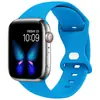 Adecuado para correa de silicona para Apple Watch, hebilla de mariposa, correa deportiva para Apple Watch de 1ª a 9ª generación, correa de muñeca para iWatch