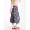 Jeans Cortos Retro Americanos para Mujer, Pantalones de Moda de Cintura Alta Adelgazantes de Pierna Recta y Pierna Ancha para Chicas con Curvas
