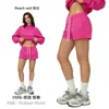 Ropa de Mujer Cai Xiang Dao Superventas Transfronterizo Sudadera Estilo Americano Ins de 350g con Forro Polar y Cuello Semi Alto Color Dopamina