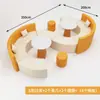 Sofá Creativo de Ocio en el Área de Descanso, Vestíbulo de Hotel, Oficina de Ventas, Área de Reuniones y Recepción, Juego de Mesa de Café en Forma de S, Moderno y Sencillo